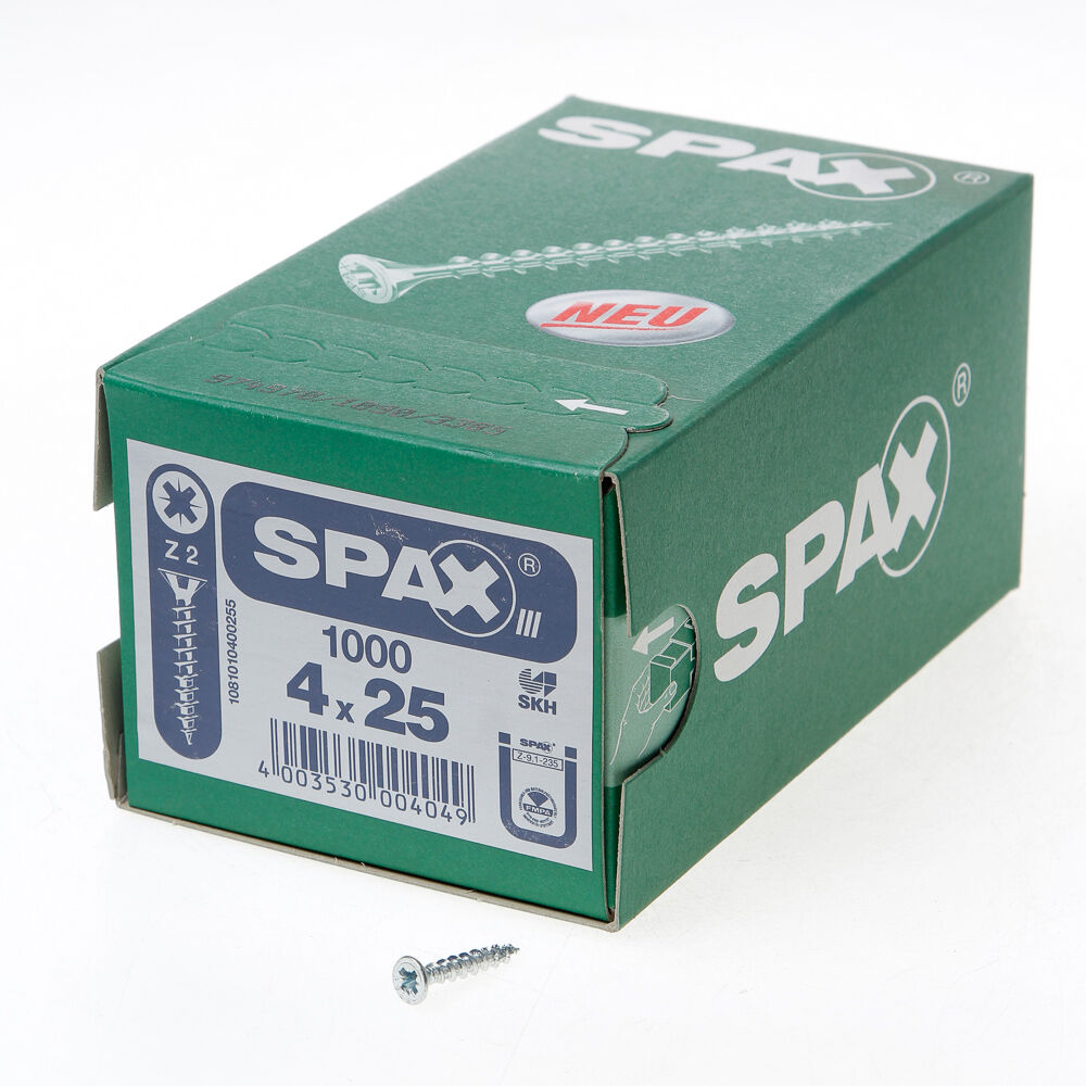 Spax pk pz geg.4,0x25(1000)
