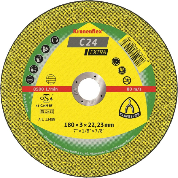 Klingspor doorslijpschijf C 24 EX 125x2.5x22.23mm