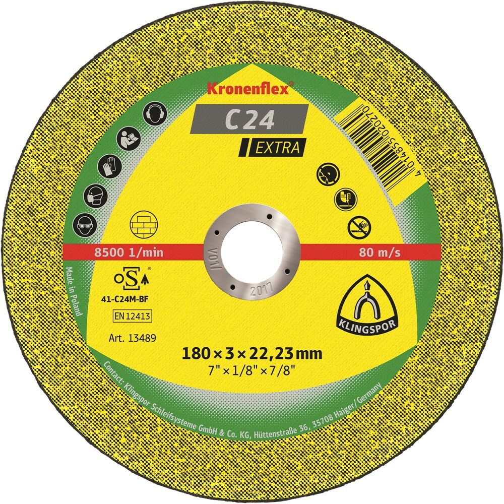 Klingspor doorslijpschijf C 24 EX 115X2.5X22.23mm
