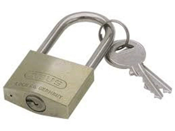 Abus hangslot 85/40mm mess hoge beugel