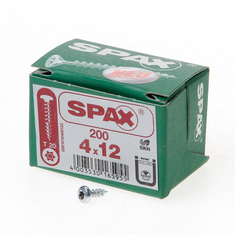 Spax bolkop t20 4,0x12(1000)