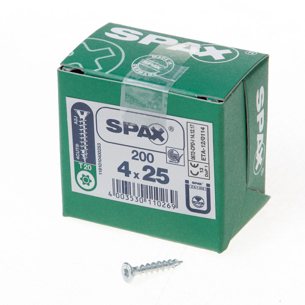 Spax pk t20 geg 4,0x25(200)