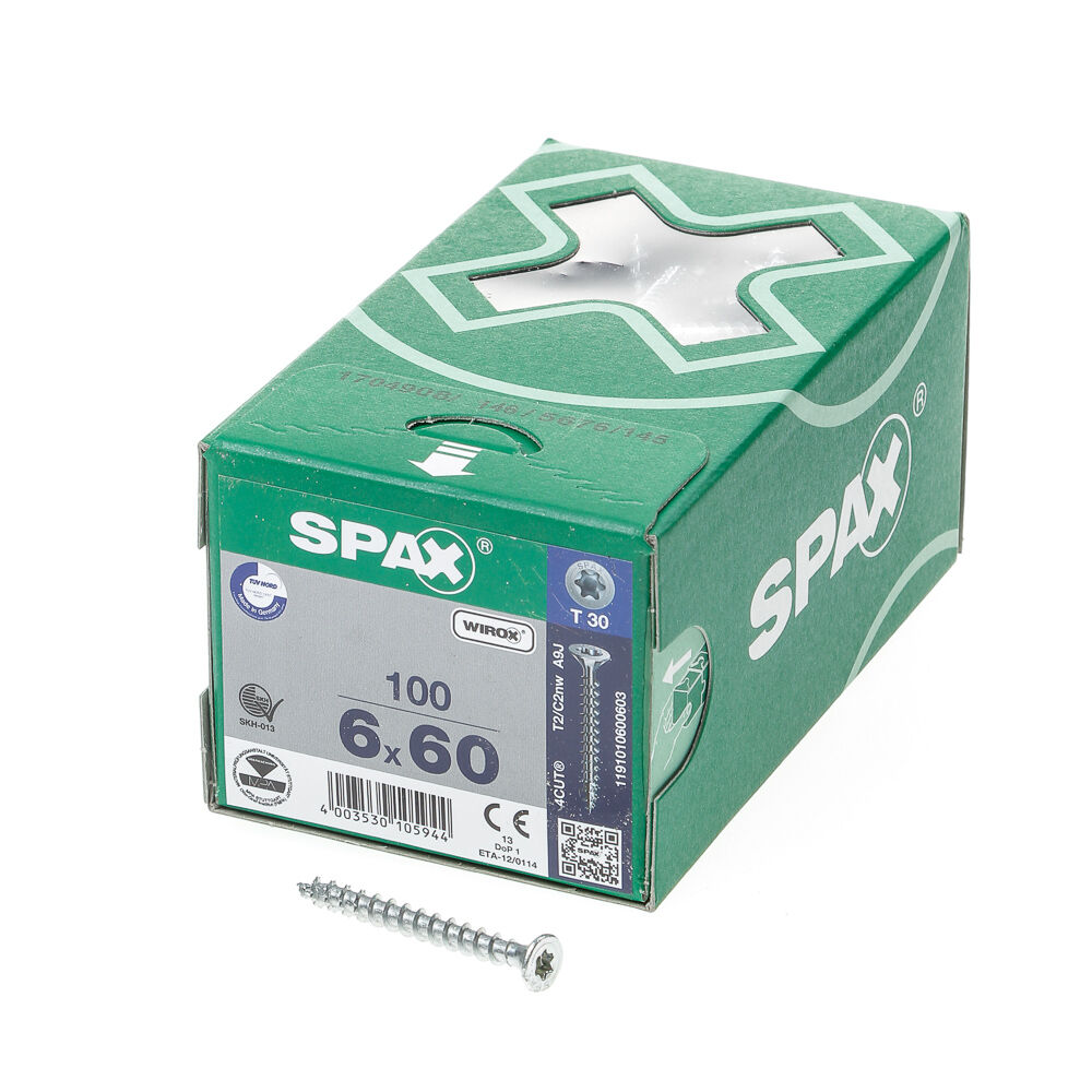 Spax pk t30 geg 6,0x60(100)