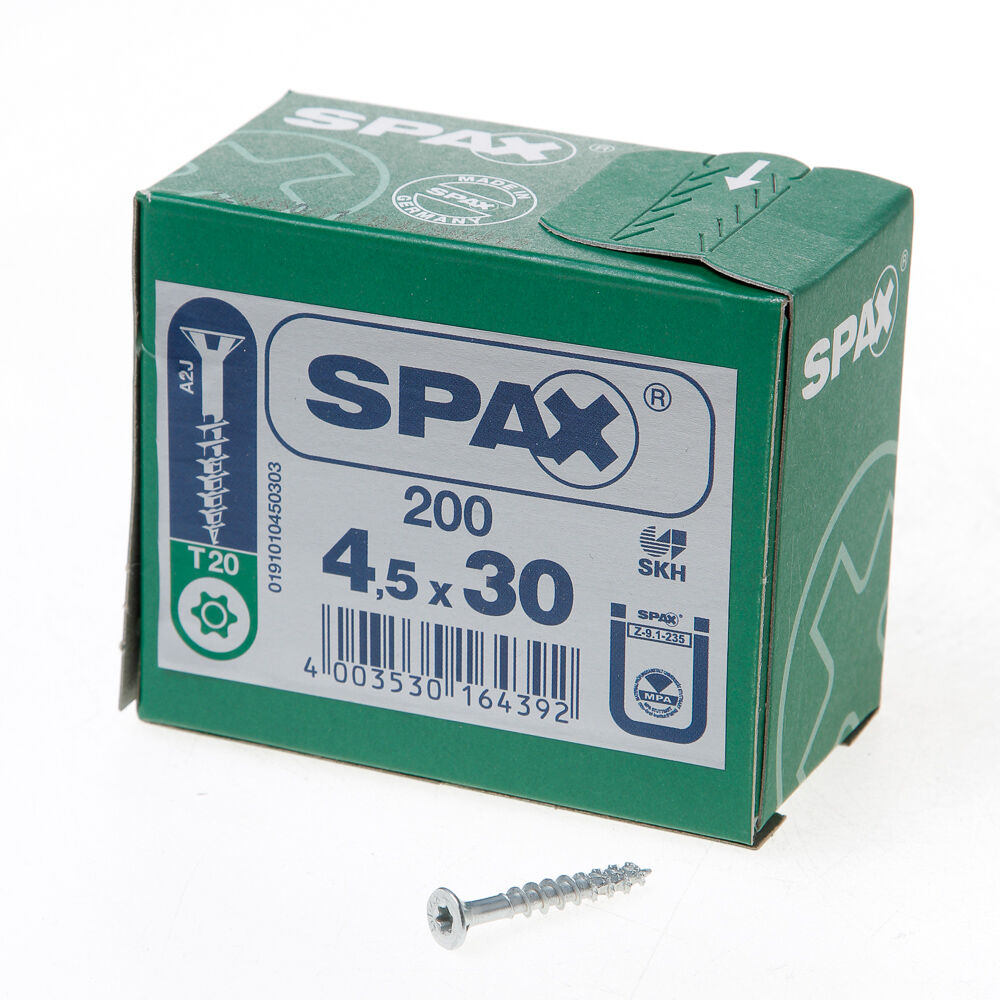 Spax pk t20 geg dd 4,5x30(200)