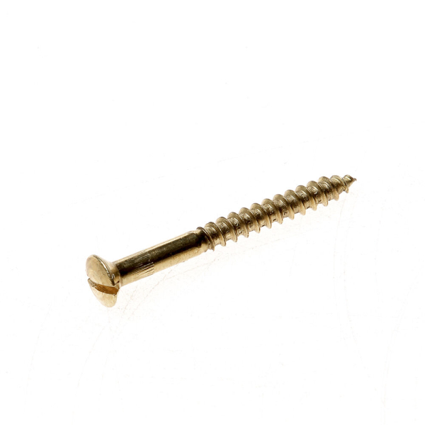 Houtschroef messing lk4.0x20