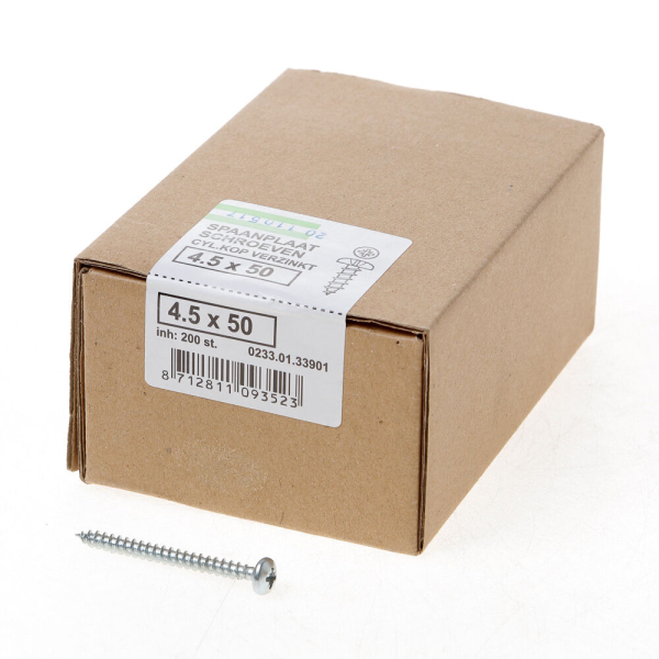 Spaanpl.schr.geg.poz.ck 4.5x50