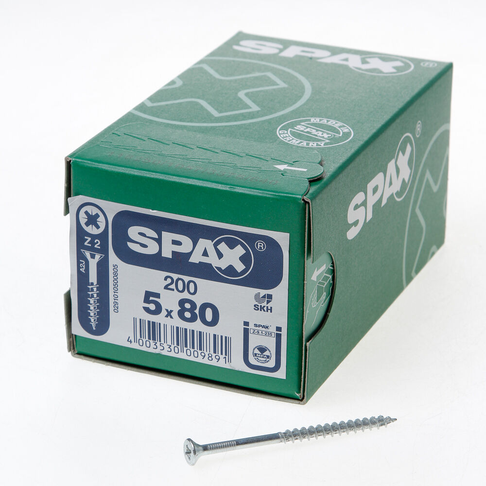 Spax pk pz geg.dd 5,0x80(200)