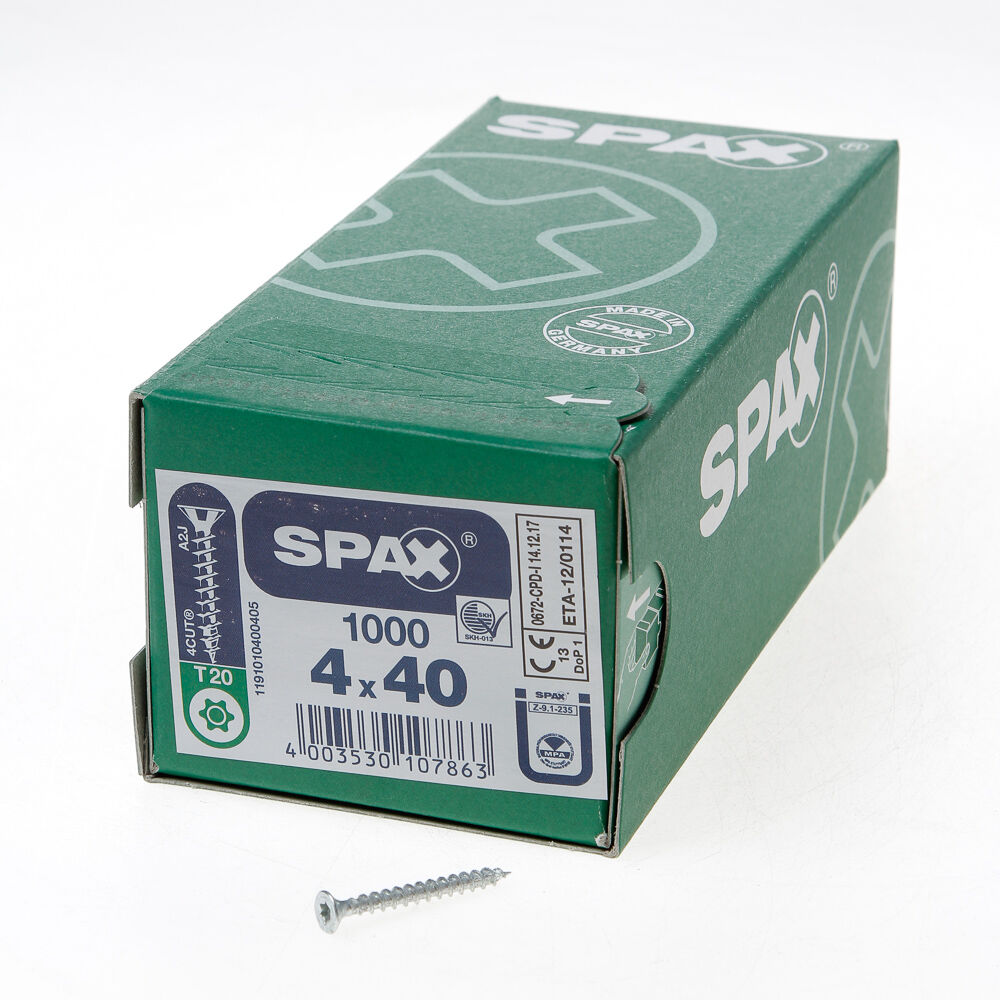 Spax pk t20 geg 4,0x40(1000)