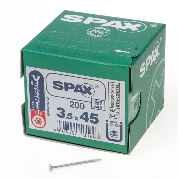Spax plk t20 geg 3,5x45(200)