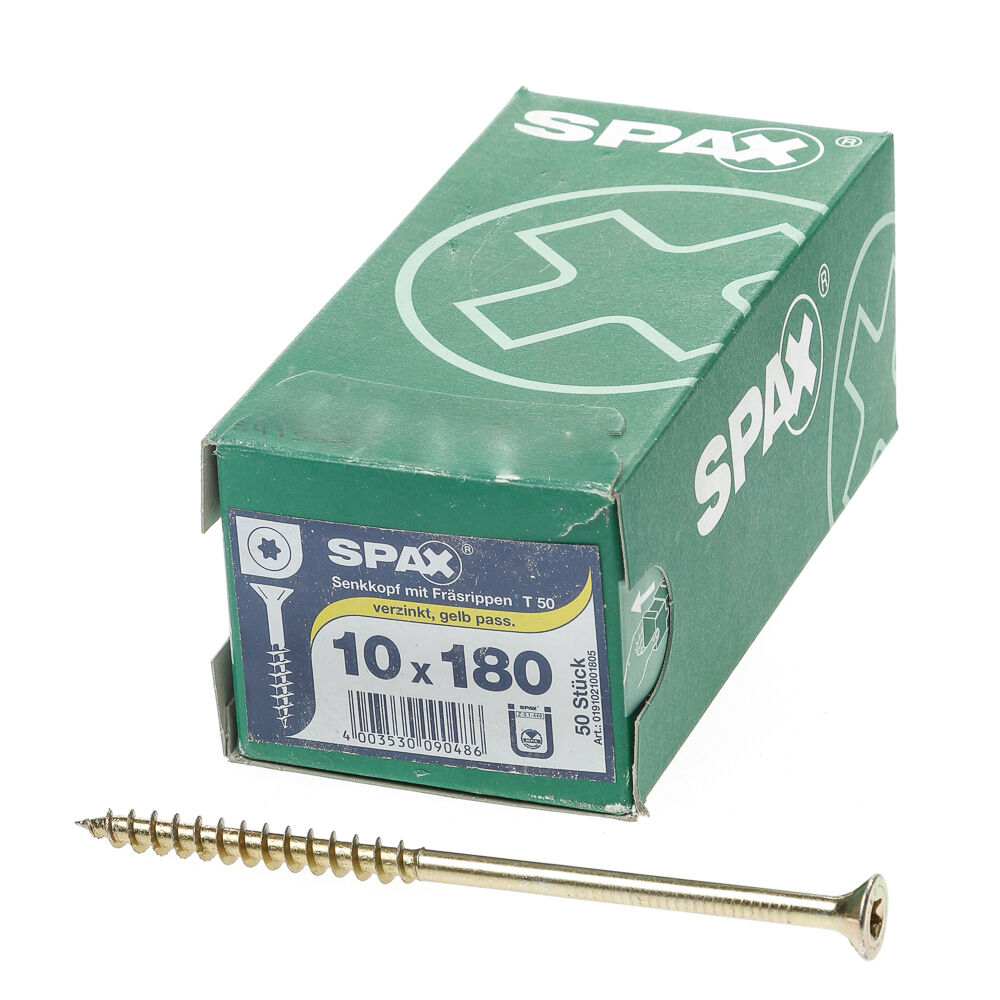 Spax-s t-star pk t50 gelb 10x 180-