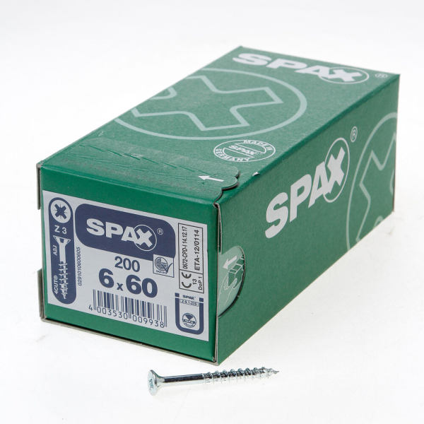 Spax pk pz geg.dd 6,0x60(200)