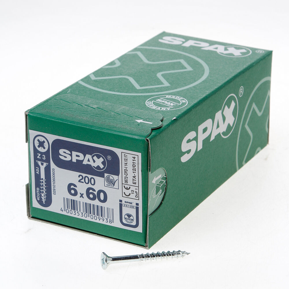 Spax pk pz geg.dd 6,0x60(200)