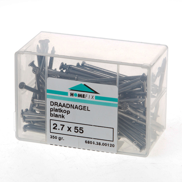 Draadnagels pk 2,7x 55 bl(400gr)