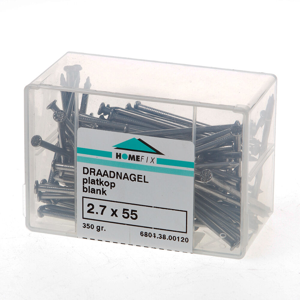 Draadnagels pk 2,7x 55 bl(400gr)