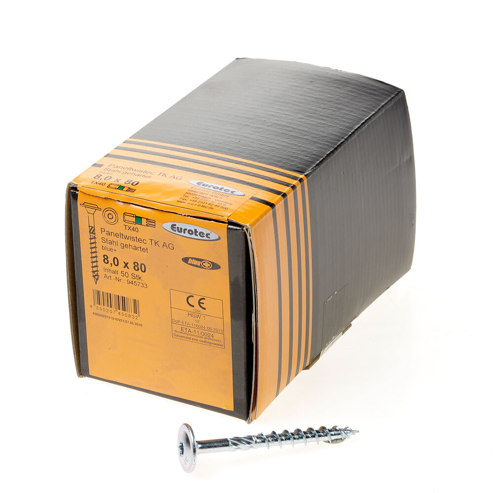 Tellerkopfschroef geg.vz 8x 80 t40