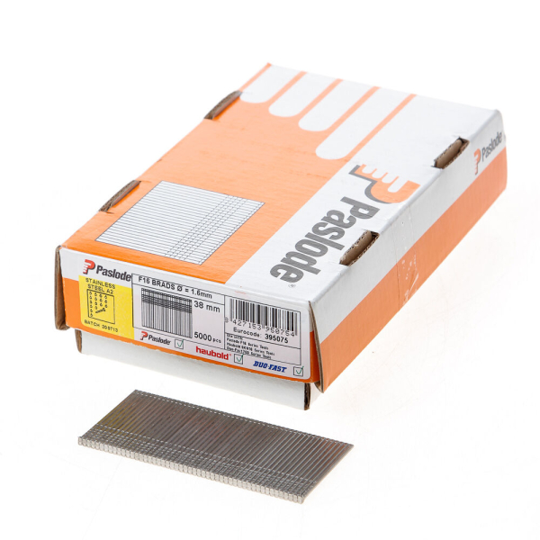 Afwerkbrads f16 rvs a2 1.60x38