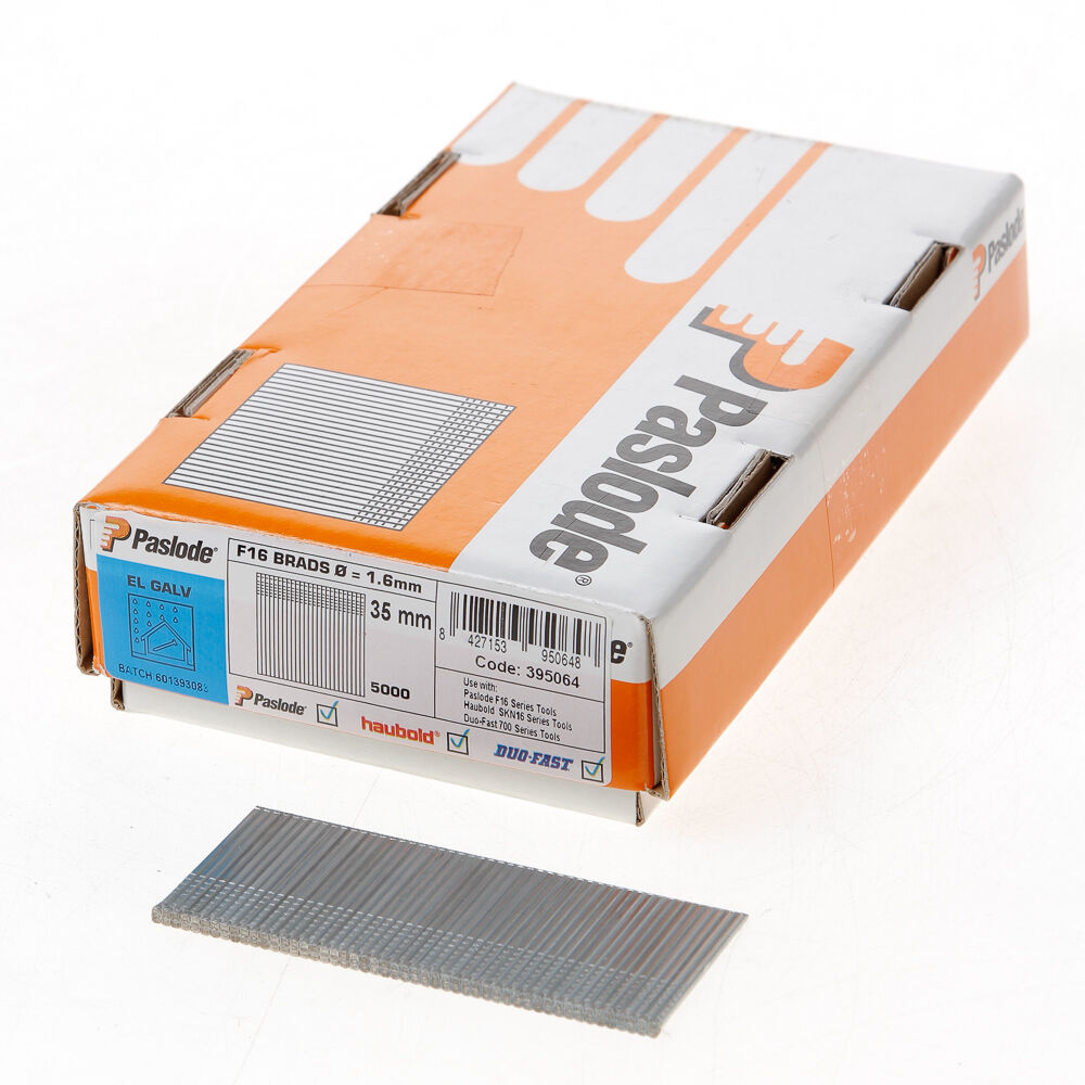 Afwerkbrads f16 verzinkt 1.6x35