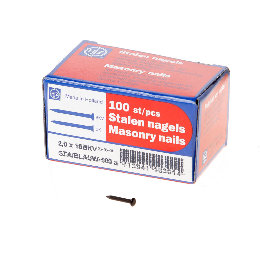 Stalen nagel bb 16x2.0