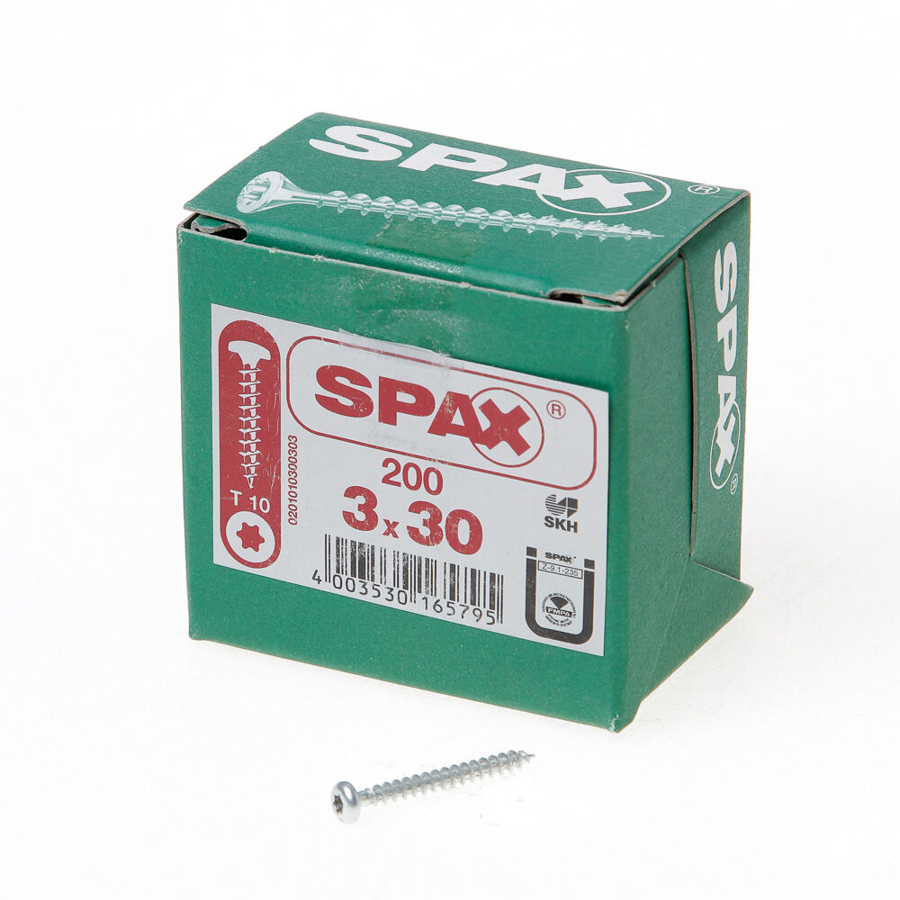 Spax bolkop pz1 3,0x30(1000)