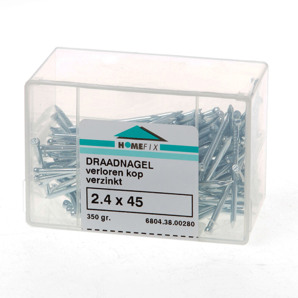 Draadnagels vk 2.4x45 vz (200gr)