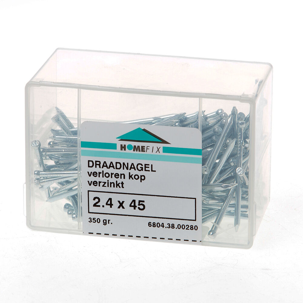 Draadnagels vk 2.4x45 vz (200gr)