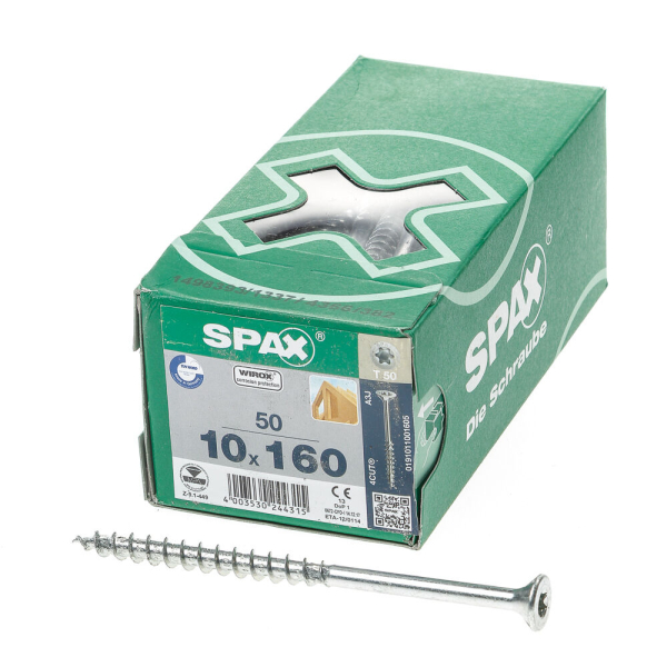 Spax-s t-star pk t50 wirox 10x 160