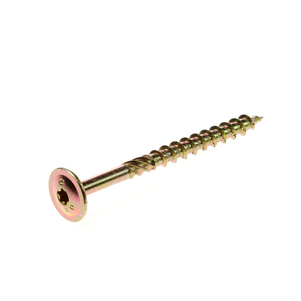 Tellerkopfschroef gelb-vz 8x100 tx40