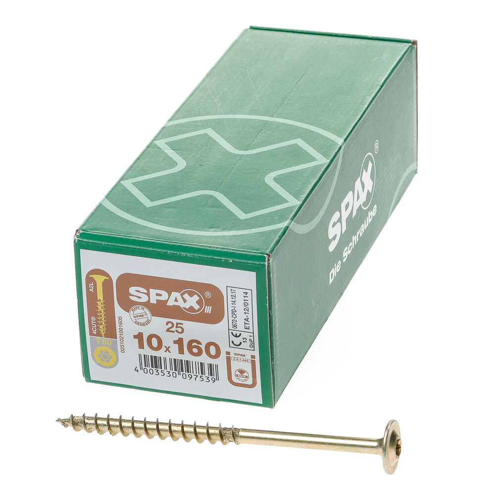 Spax-s tellerkopf t50 wirox 10x160