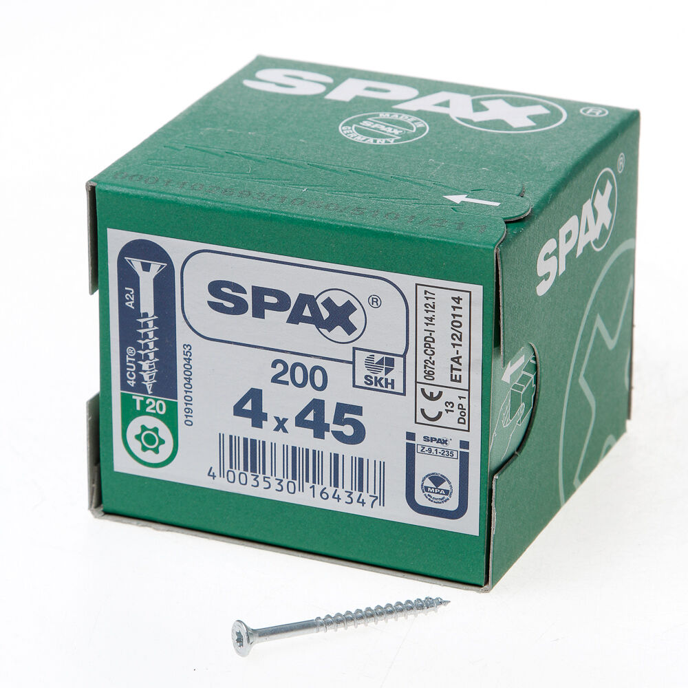 Spax pk t20 geg dd 4,0x45(200)