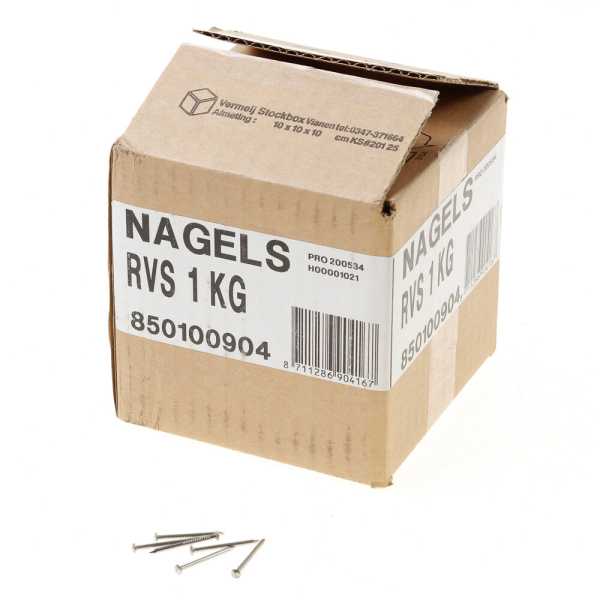 1 kg tochtstripnagel rvs 1.6x25mm