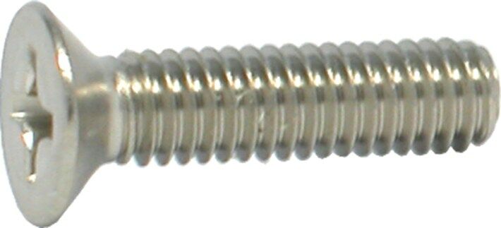 Metaalschroef rvs pkkk m 4x 6.