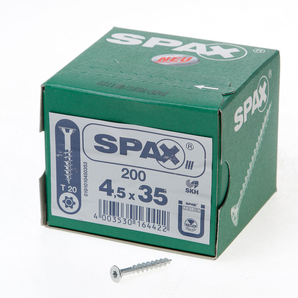 Spax pk t20 geg dd 4,5x35(200).
