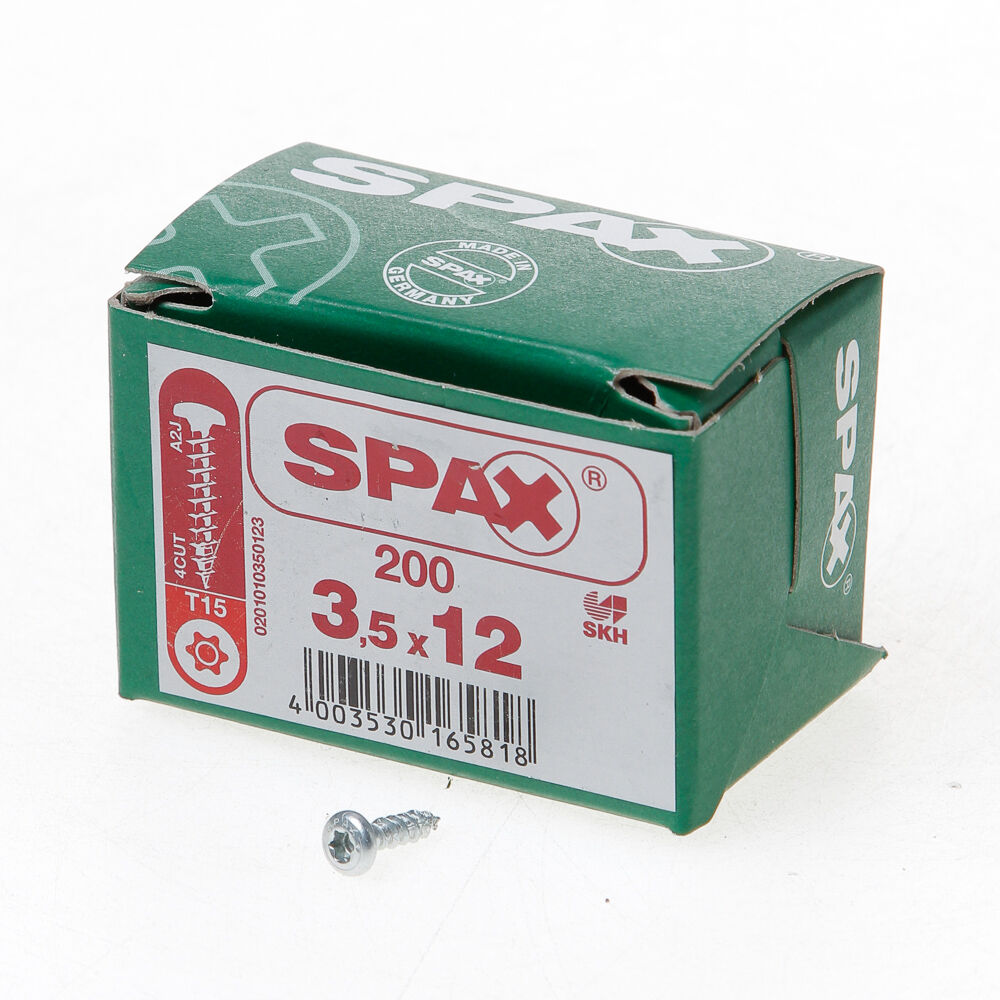 Spax bolkop t15 3,5x12(1000)