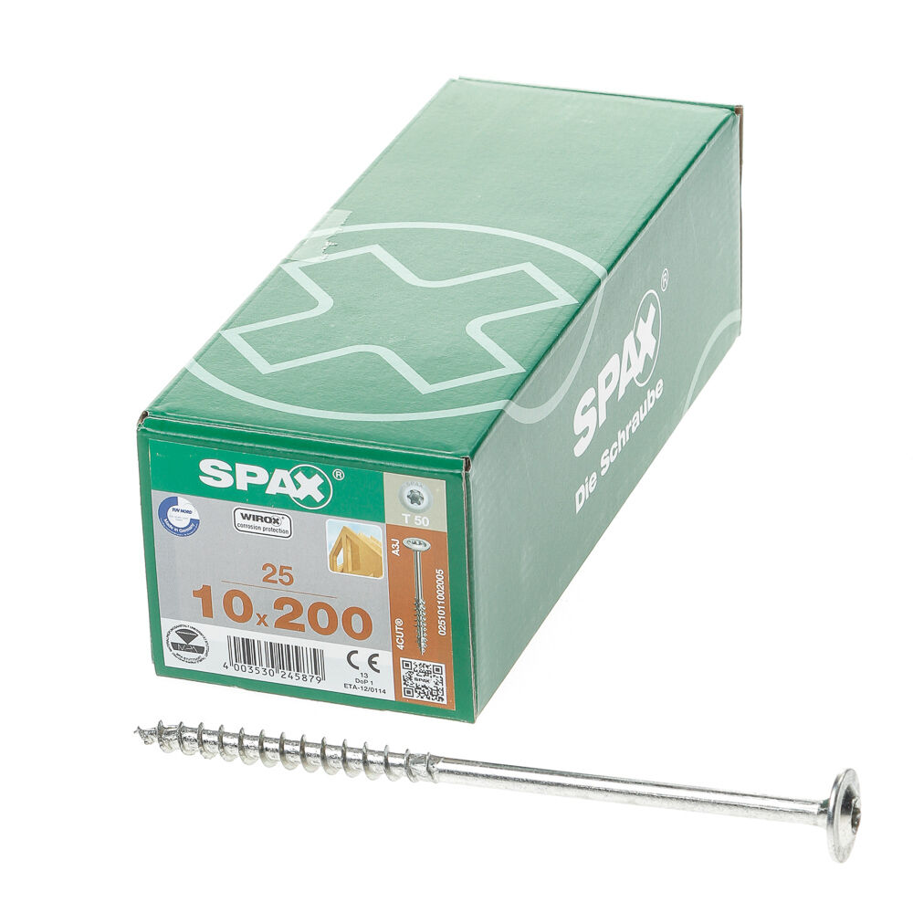 Spax-s tellerkopf t50 wirox 10x200
