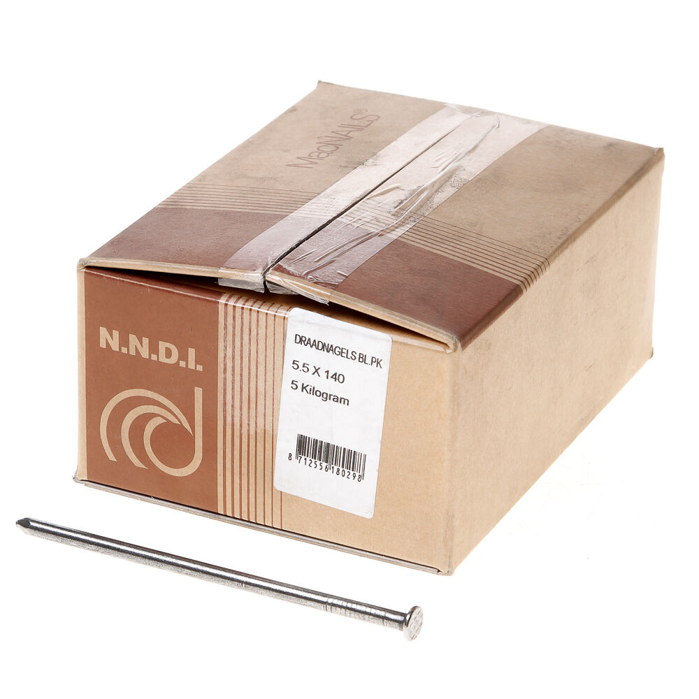Draadnagel pk blank 5.5x140mm