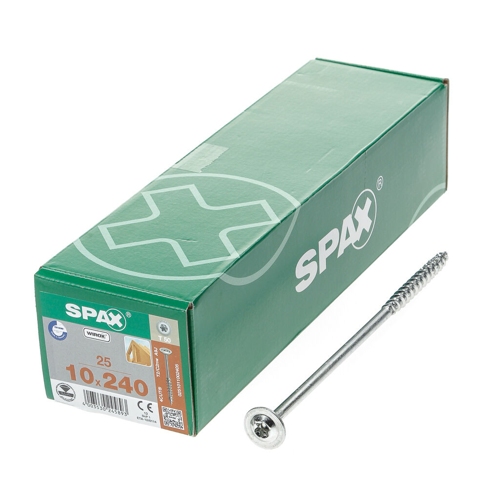 Spax-s tellerkopf t50 wirox 10x240