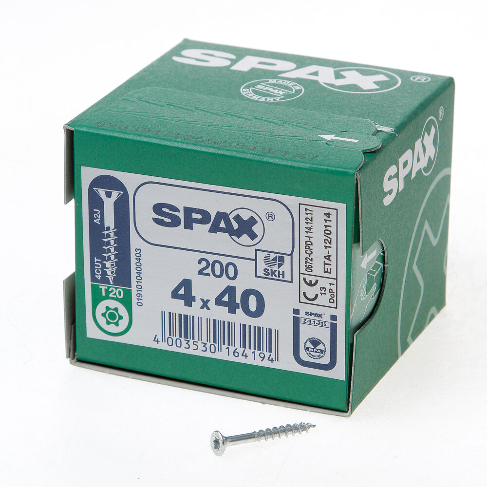 Spax pk t20 geg dd 4,0x40(200)