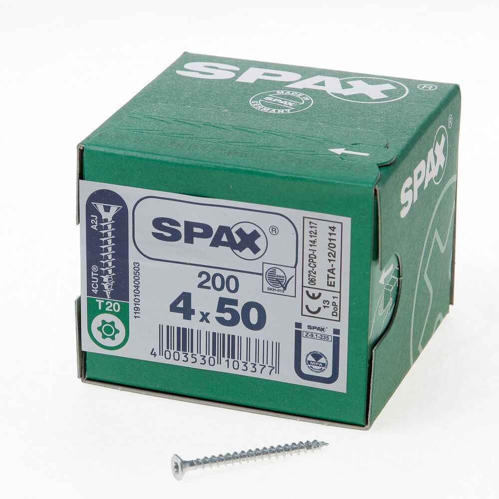 Spax pk t20 geg 4,0x50(200)