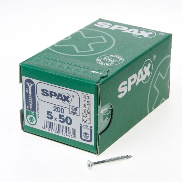 Spax pk t20 geg dd 5,0x50(200)