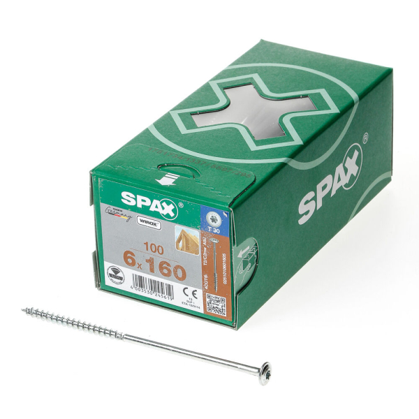 Spax-s tellerkopf t30 wirox 6x160