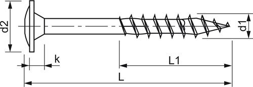 Spax-s tellerkopf t30 wirox 6x120