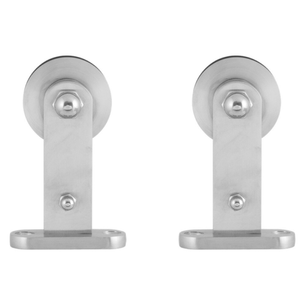 Schuifdeurhanger set Kiva RVS t.b.v. extra de