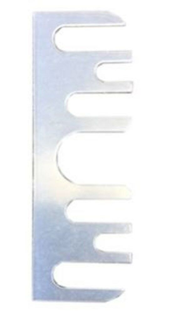 Scharnieropvulplaat transparant 2mm tbv 89x89mm