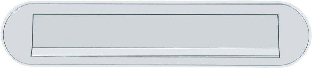 Hoppe briefplaat 454 ovaal met veer F1