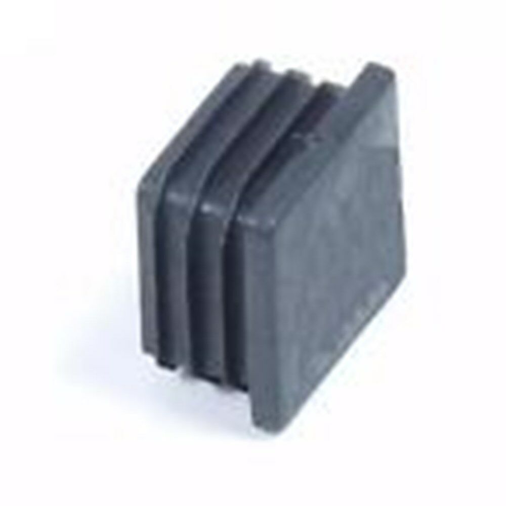 Insteekdop pvc zwart 40x40mm