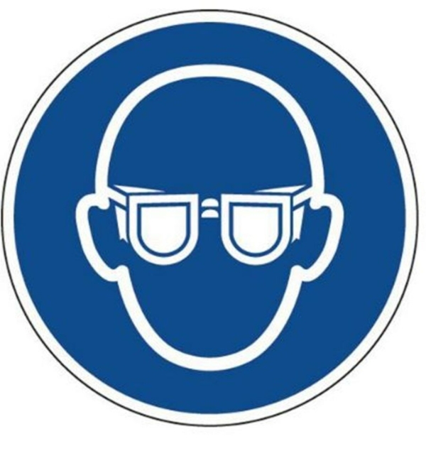 Bord alu vh-bril Verplicht diam 200mm