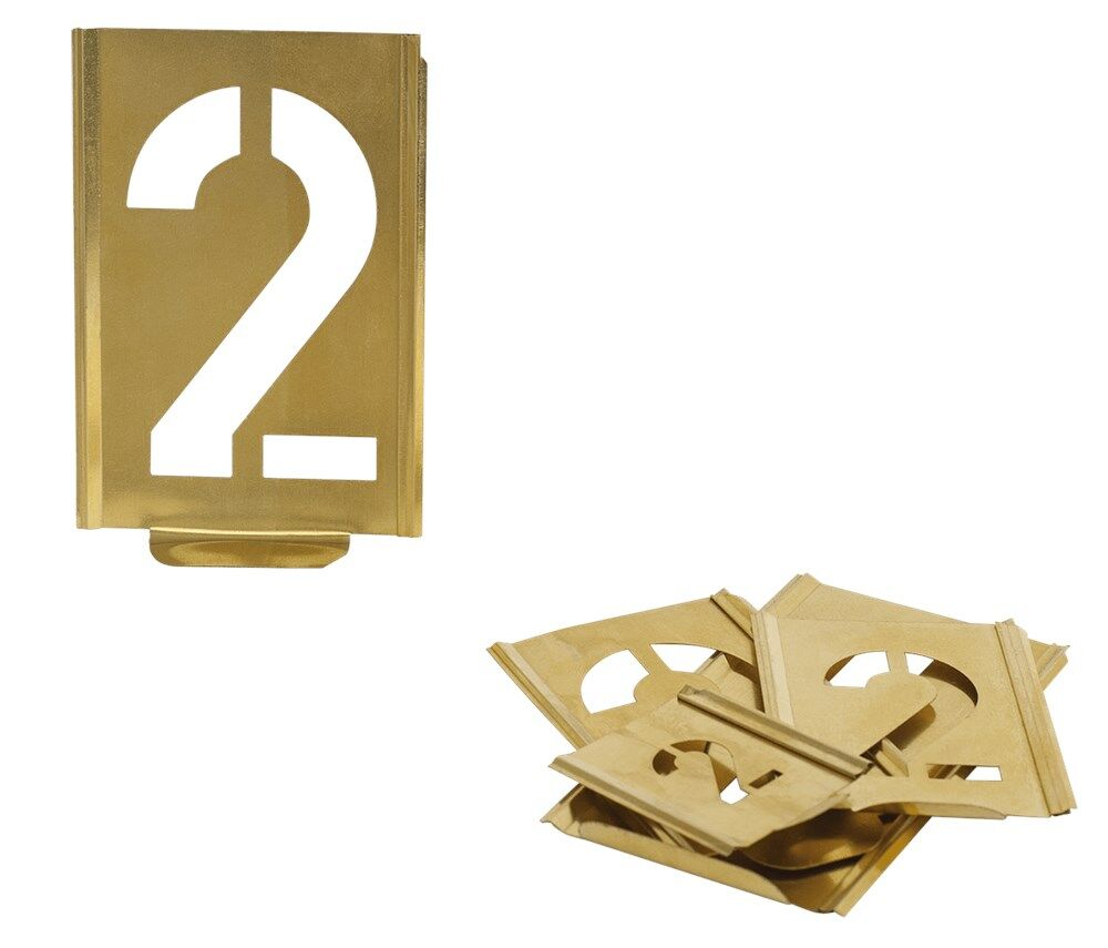 Sjabloon cijfers 0-9 100mm