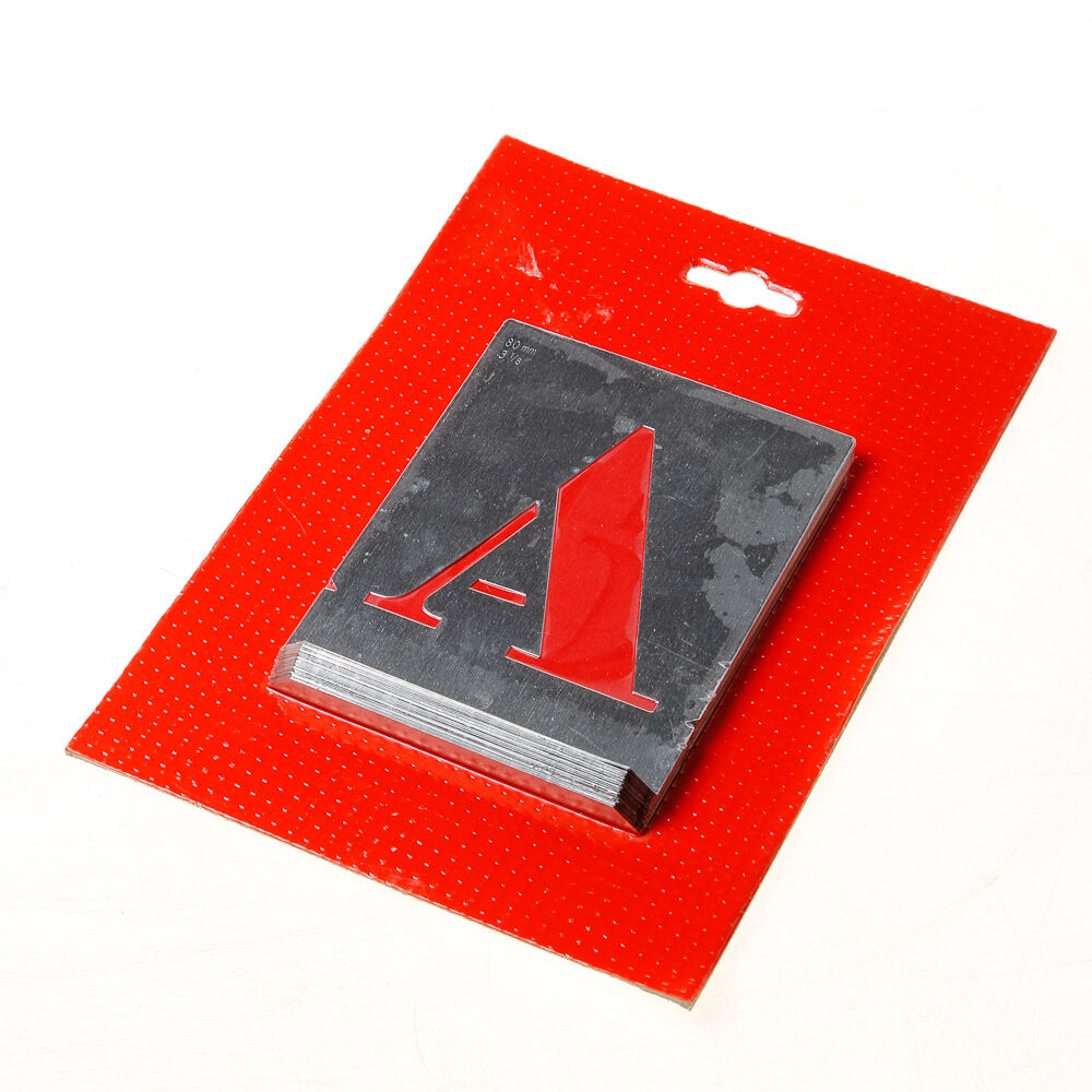 Sjabloon letters 80mm