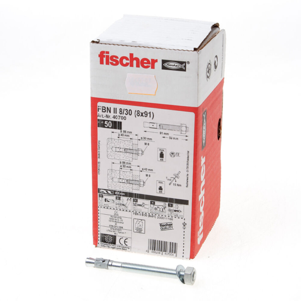 Snelbouwanker fbnII 8x91 8/30