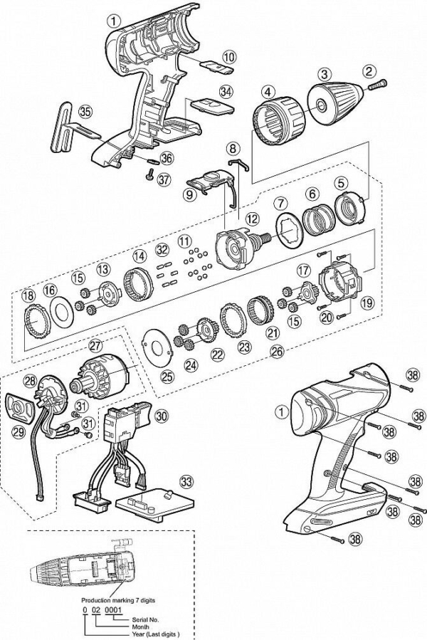 Switch assambly WEY7441L2007